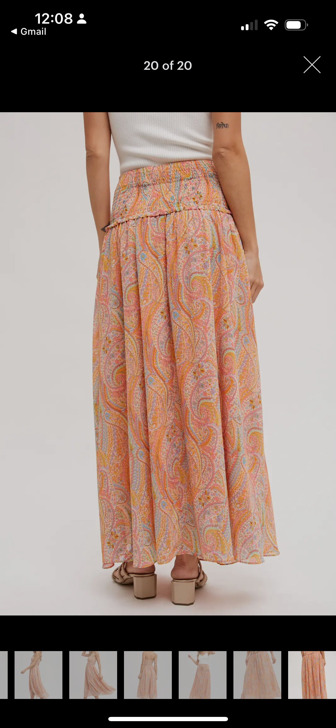Wynslee Halter Smocking 2 Way Midi Dress Maxi
