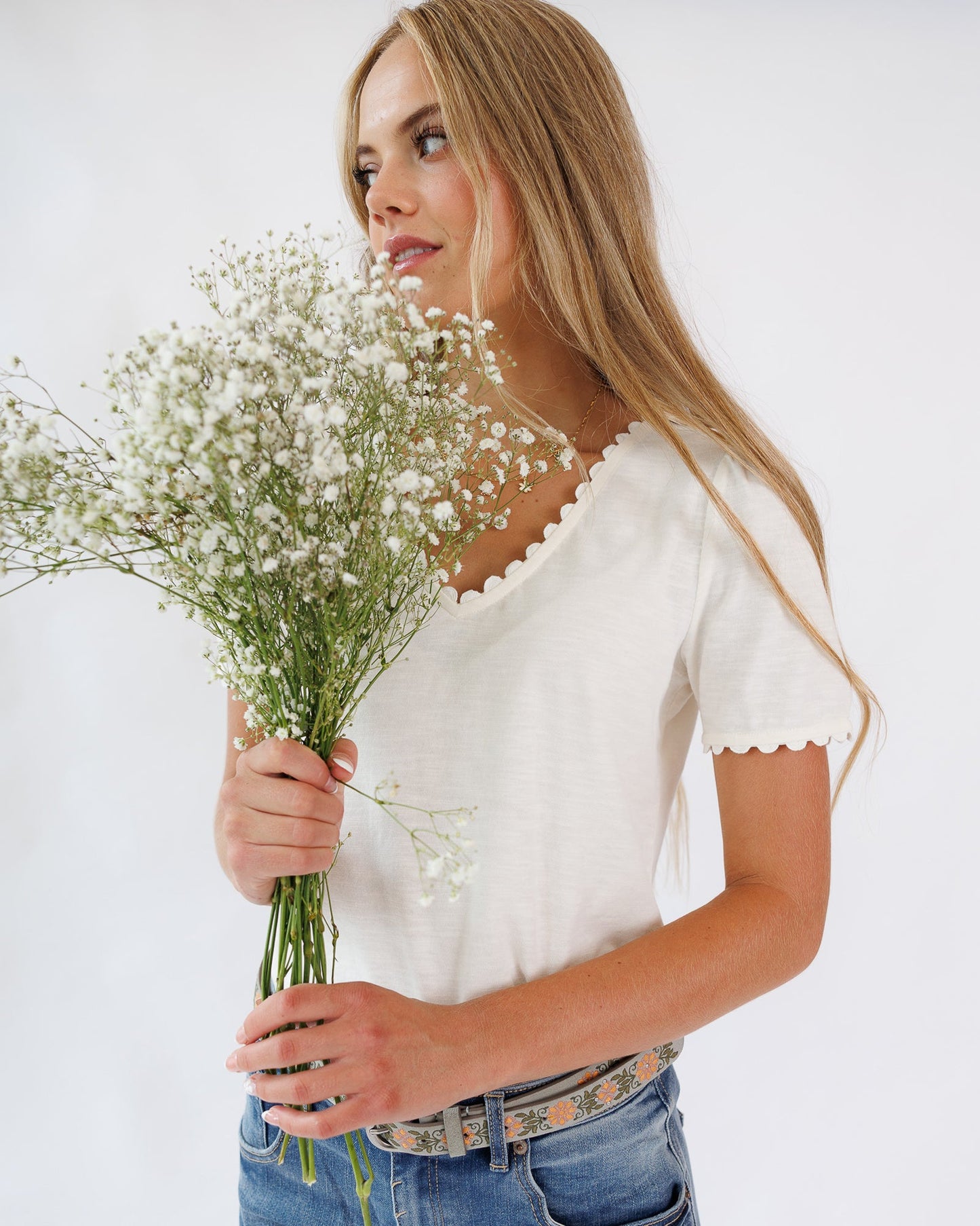 Scallop Tee