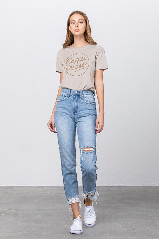 Jenny High Waisted Tapered 90s Jeans