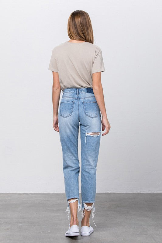 Jenny High Waisted Tapered 90s Jeans
