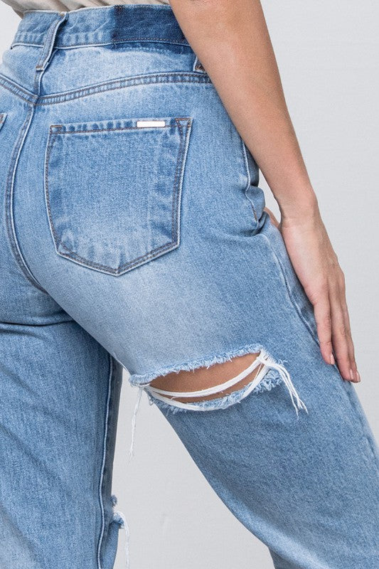 Jenny High Waisted Tapered 90s Jeans