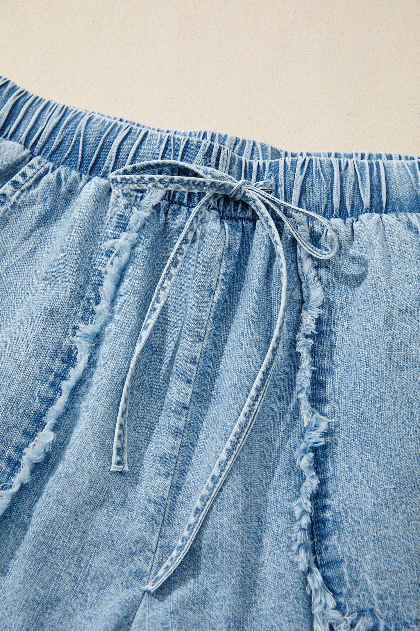 Baseball Day Denim Shorts
