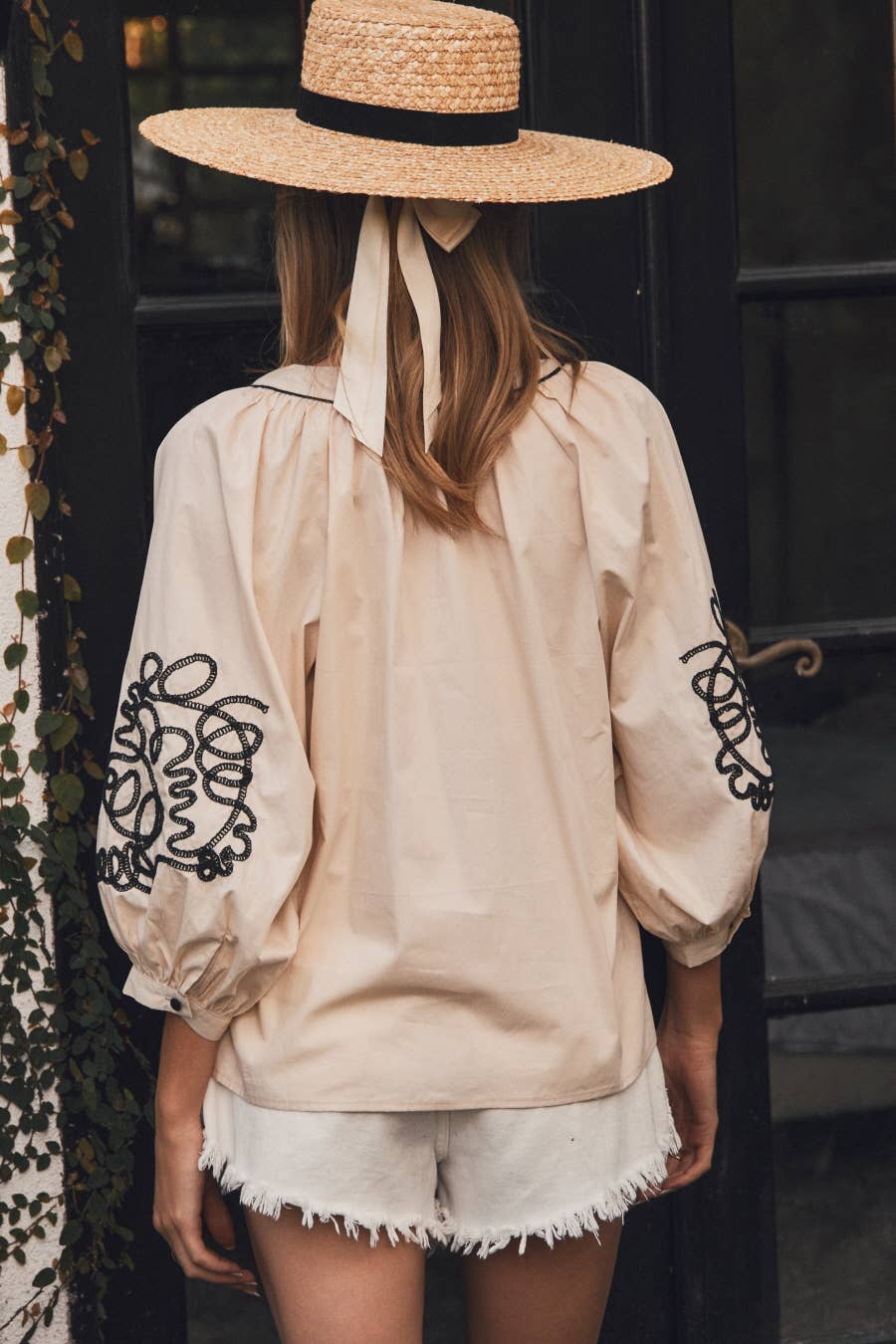 Bethany Embroidered Top