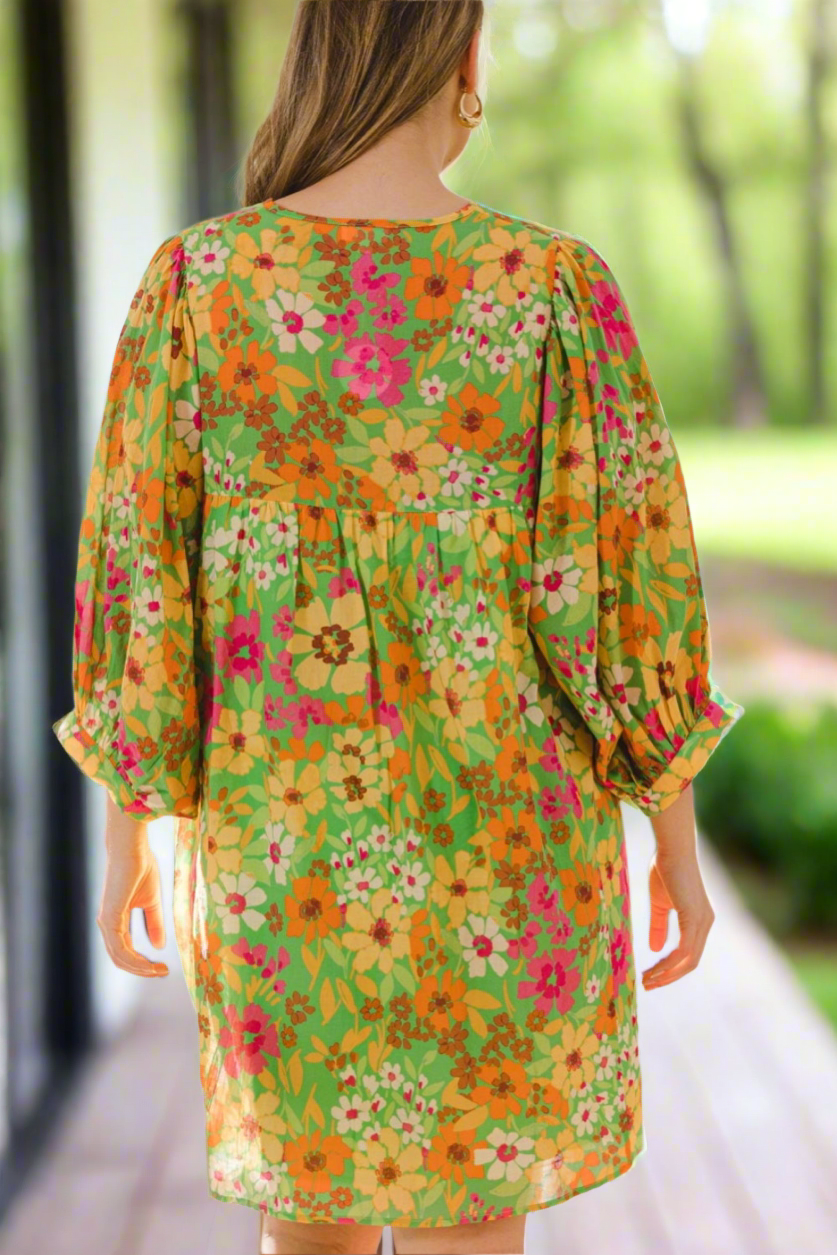 Ophelia Floral Mini Dress