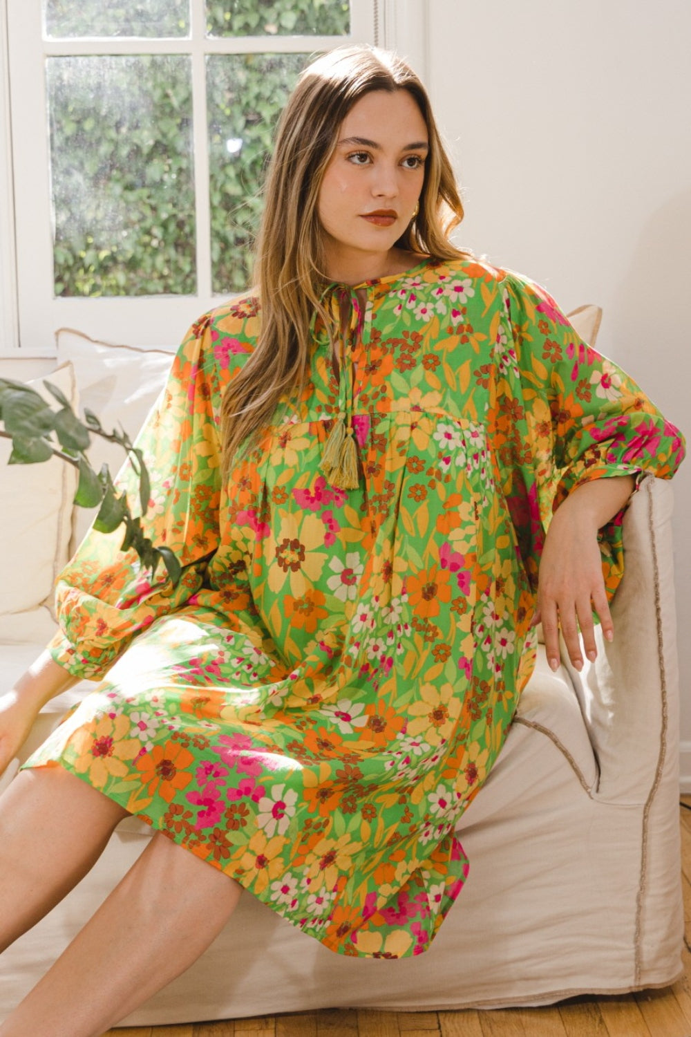 Ophelia Floral Mini Dress