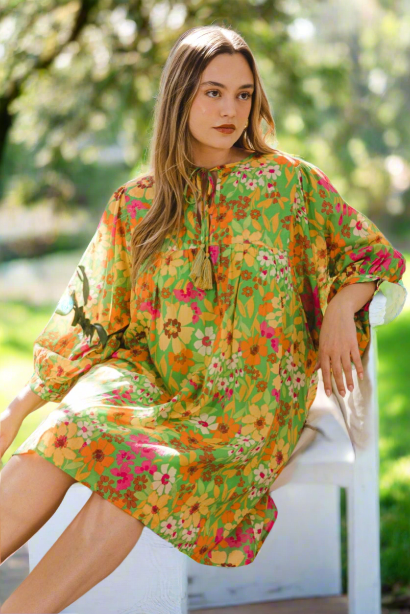 Ophelia Floral Mini Dress