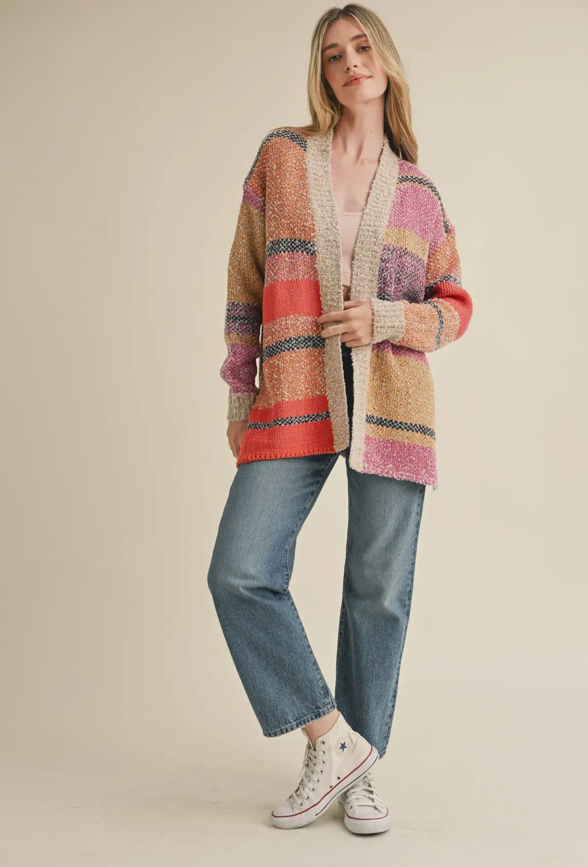 The 90s Kody Color Cardigan