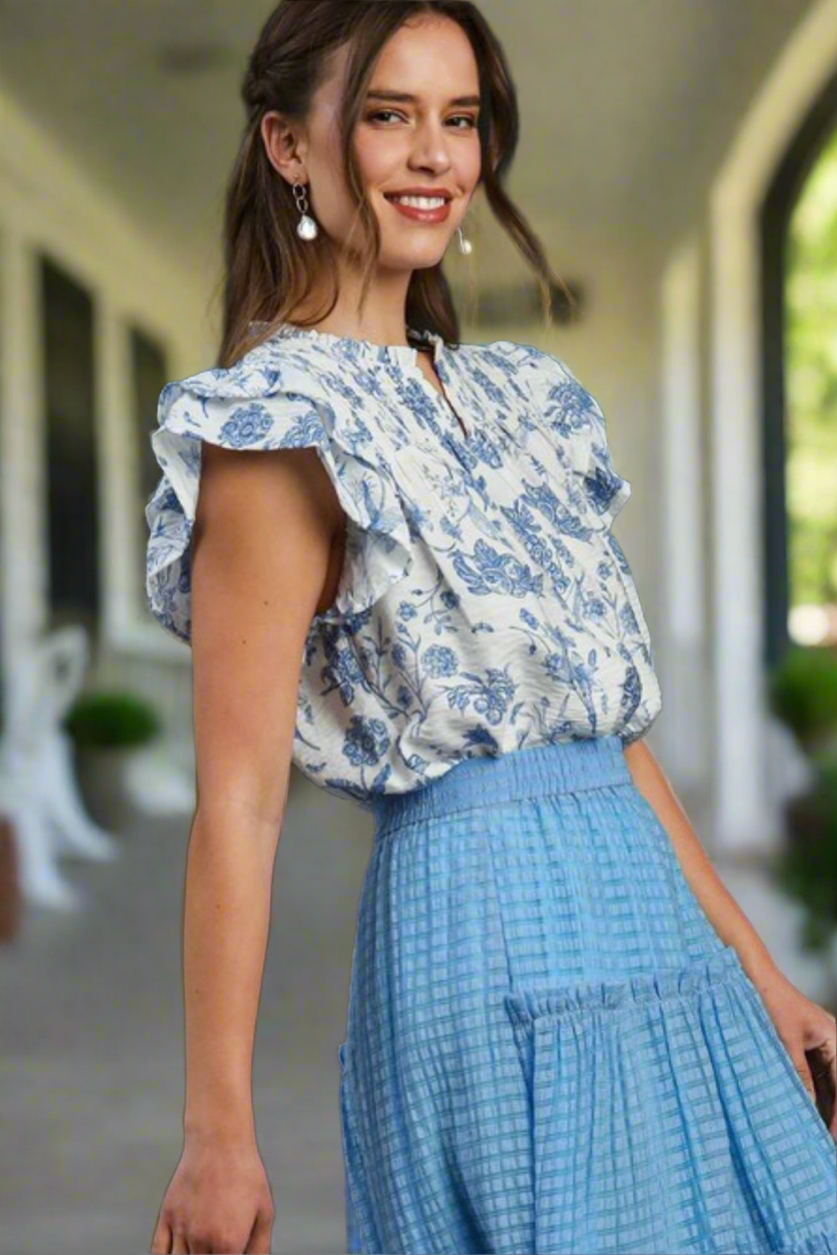 Margo Floral Top