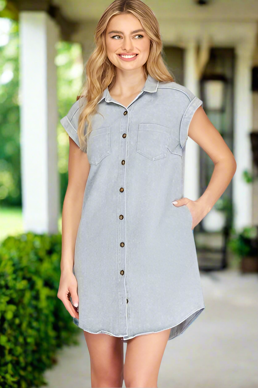Daisy Denim Dress
