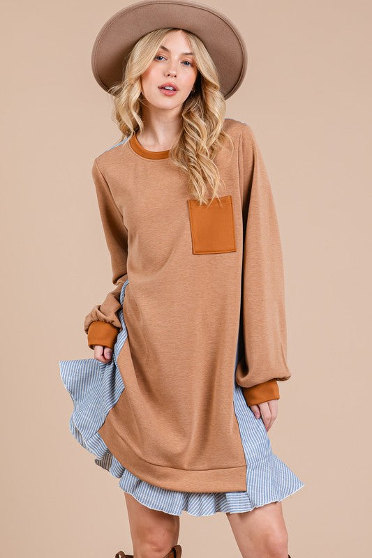 Certainly You Terry Sweatshirt Dress