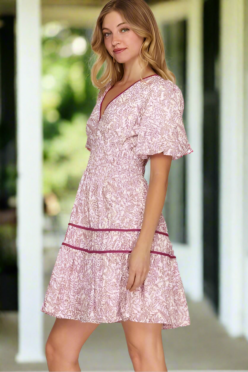 Remarkable Charm Tiered Dress