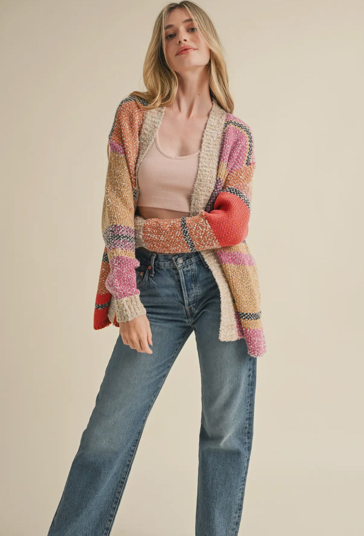 The 90s Kody Color Cardigan