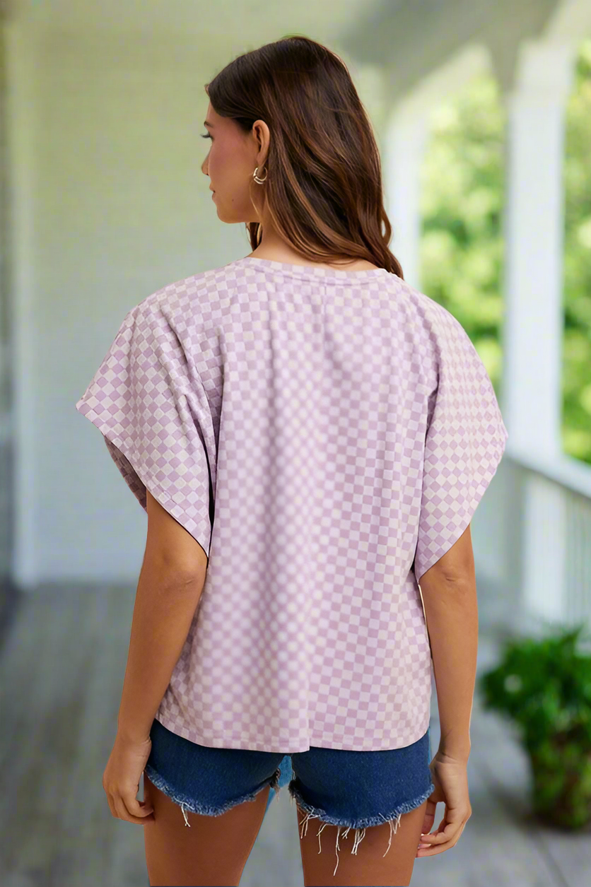Annie Wear Checkered Top