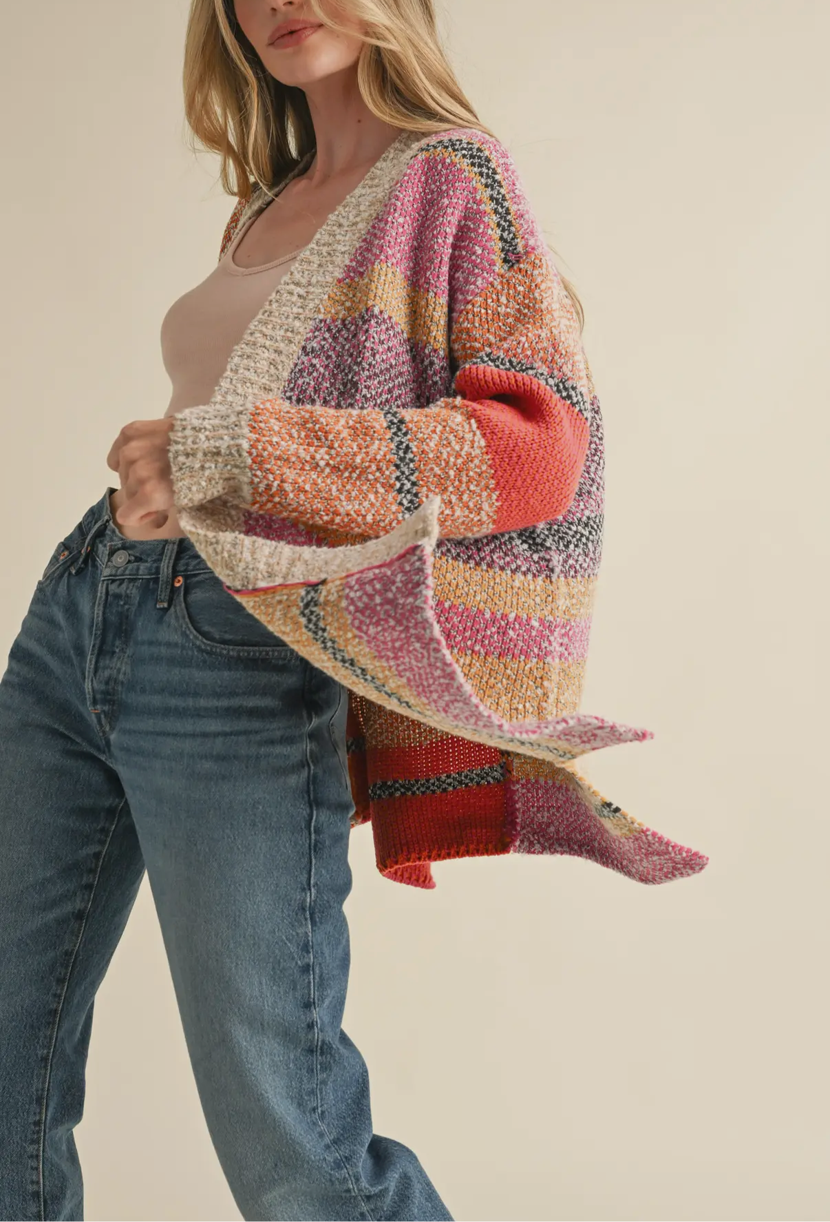 The 90s Kody Color Cardigan