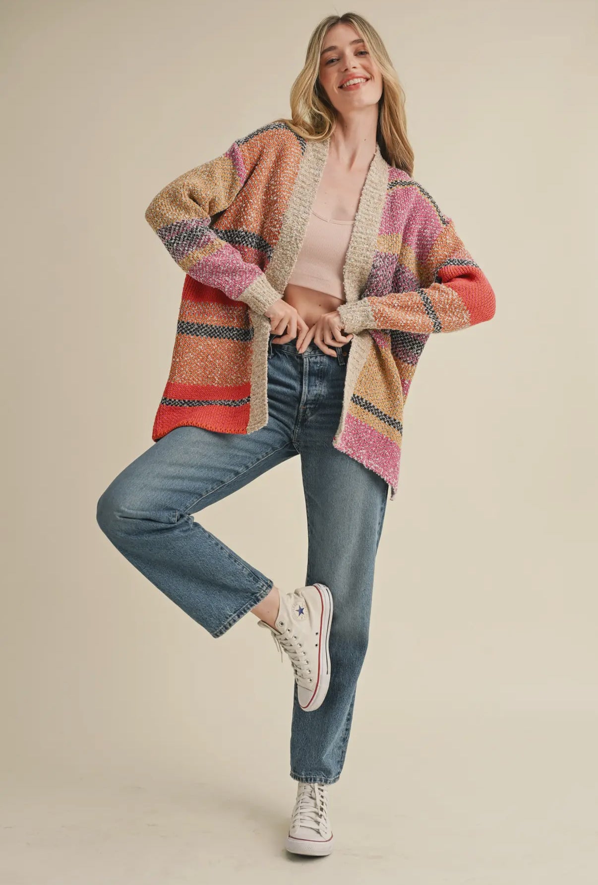 The 90s Kody Color Cardigan
