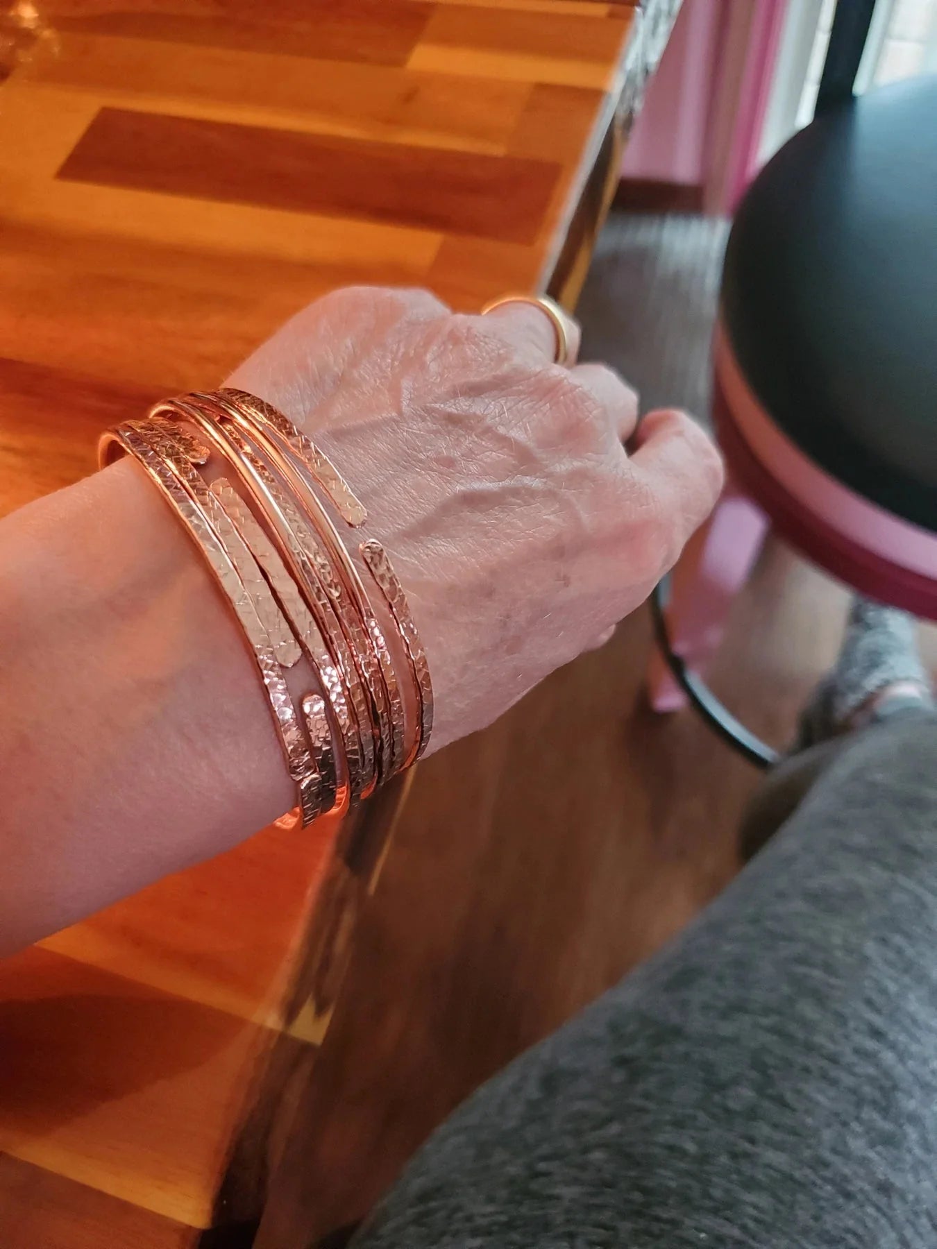 Brides Magazine Featured Copper Bangle in 4 Sizes