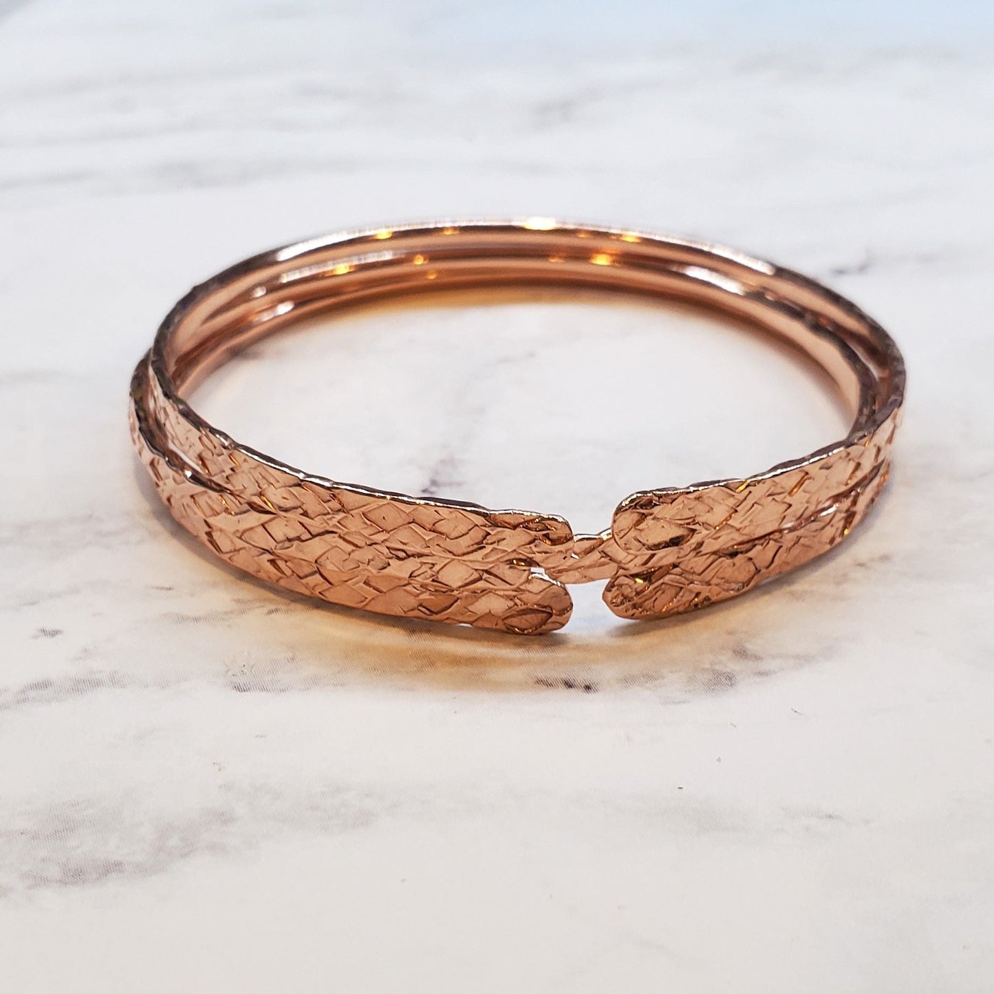 Brides Magazine Featured Copper Bangle in 4 Sizes