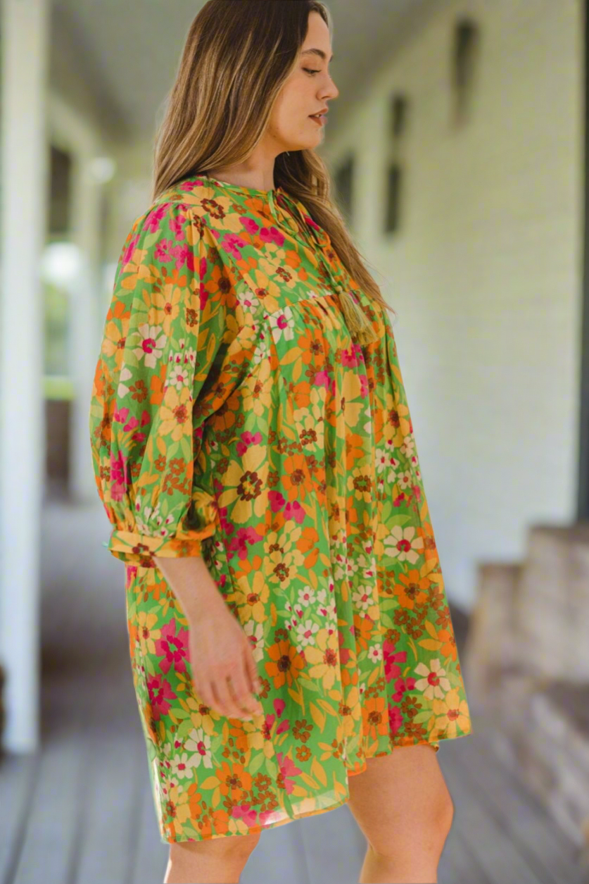 Ophelia Floral Mini Dress