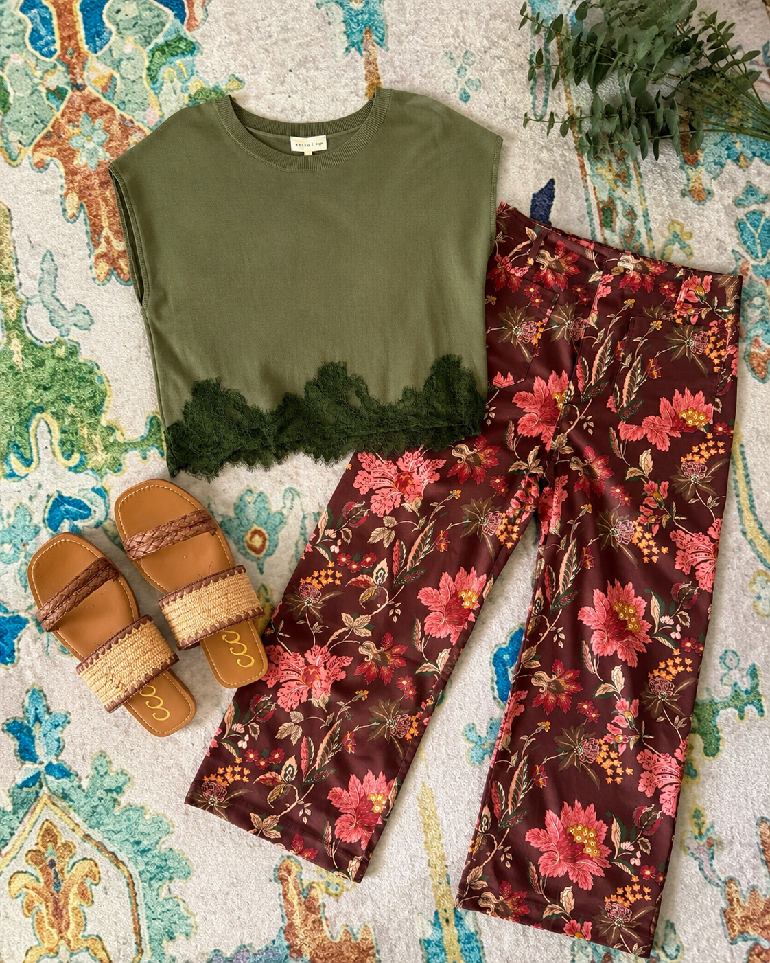 Garden Party Floral Pants