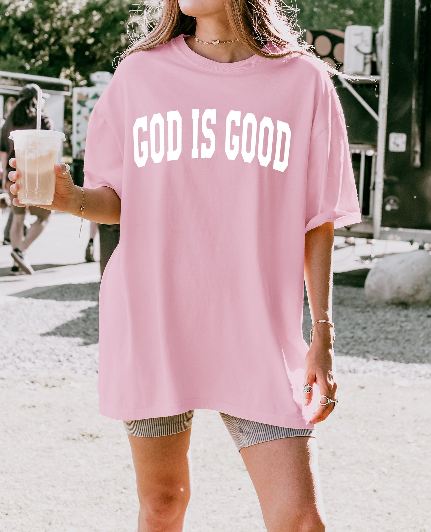 God is good Christian Comfort Colors Garment Dyed T Shirt