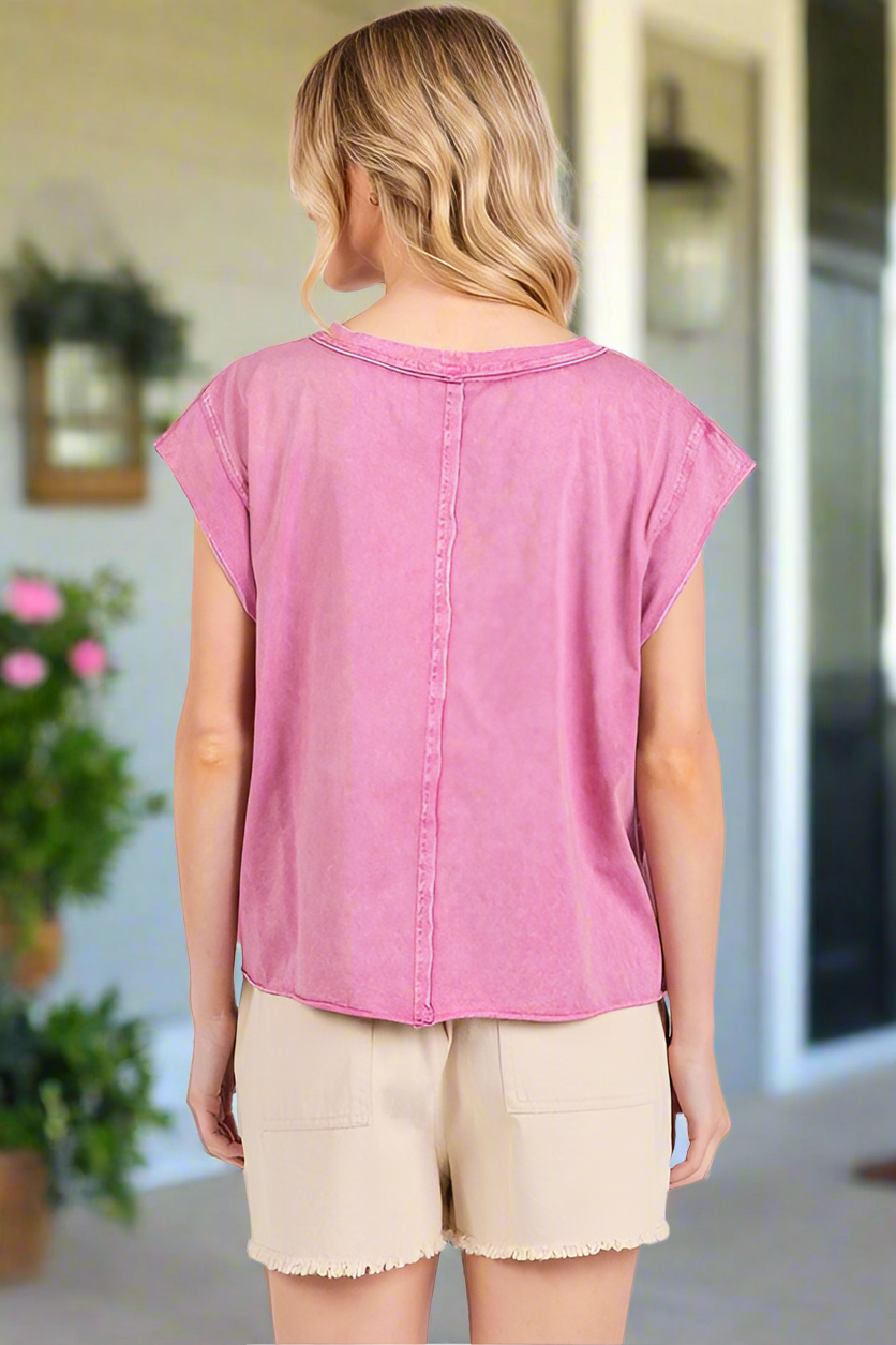 Mittoshop Cap Sleeve Top