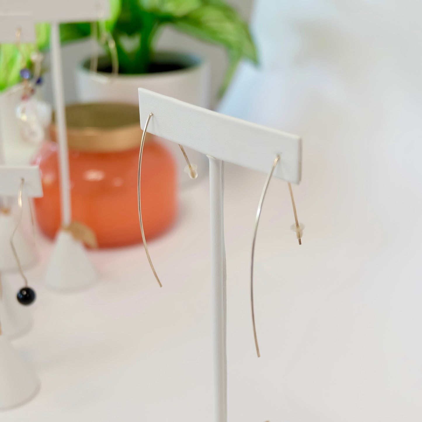 Gold and Silver Threader Earrings