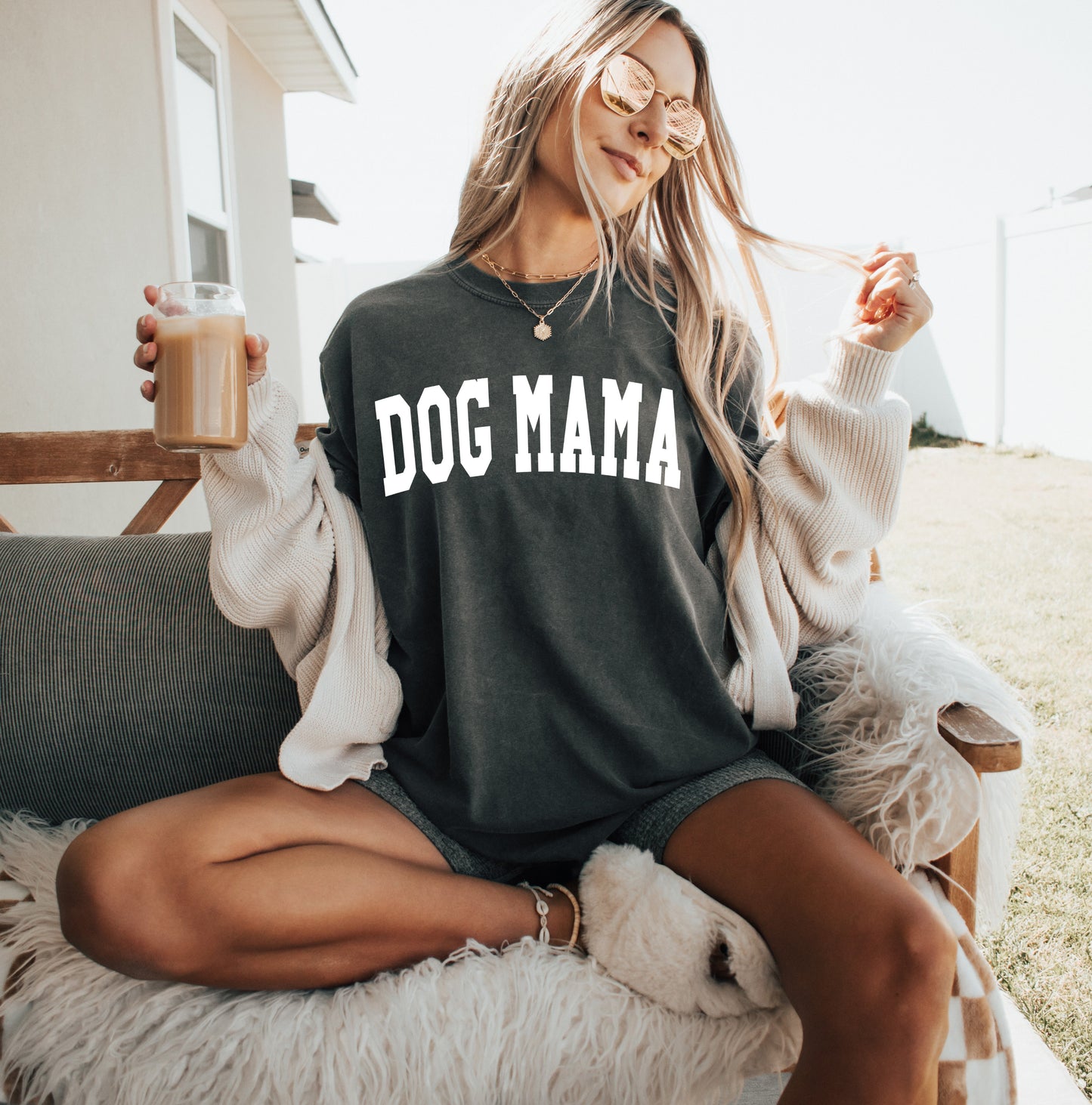 Dog Mama Comfort Colors Garment Dyed T Shirt