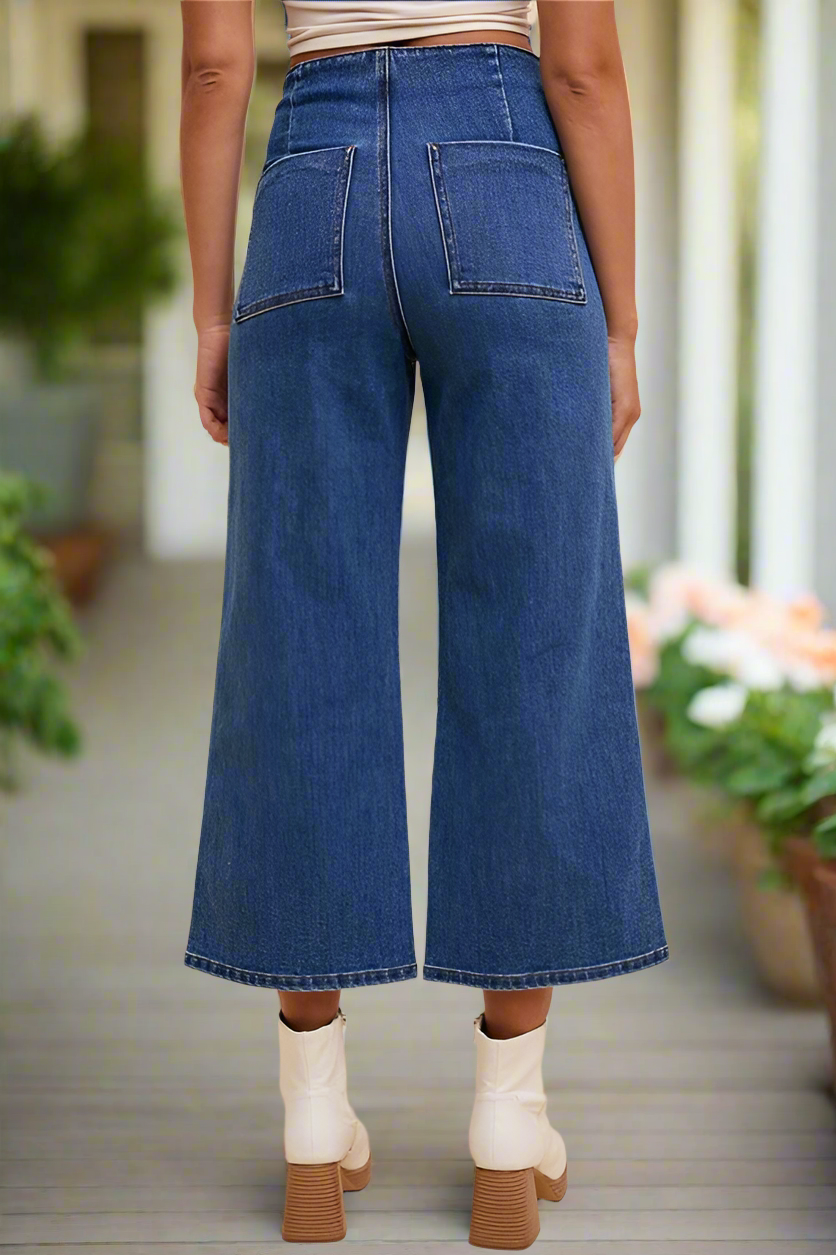 Annie Wear Button Fly High Waist Jeans