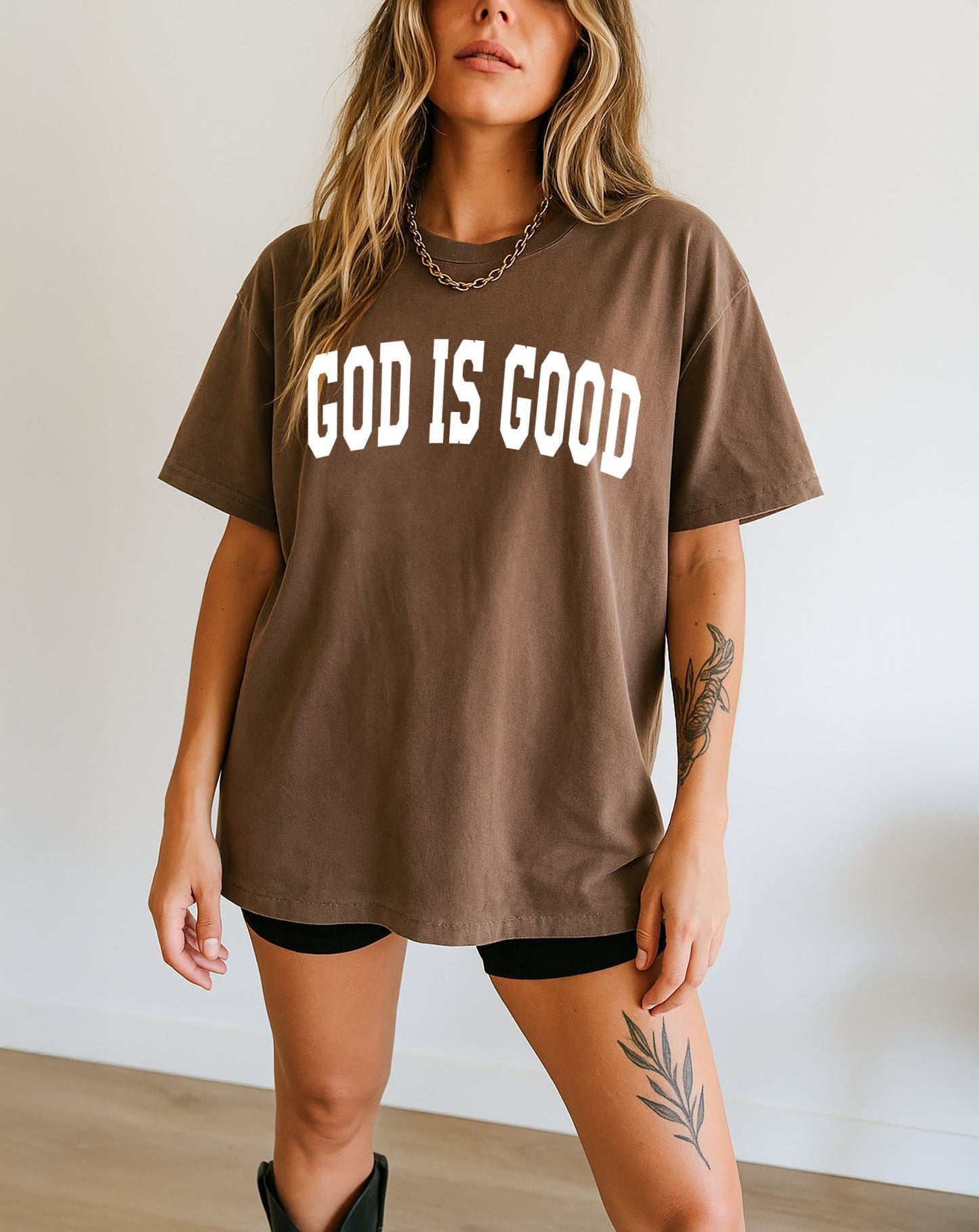 God is good Christian Comfort Colors Garment Dyed T Shirt