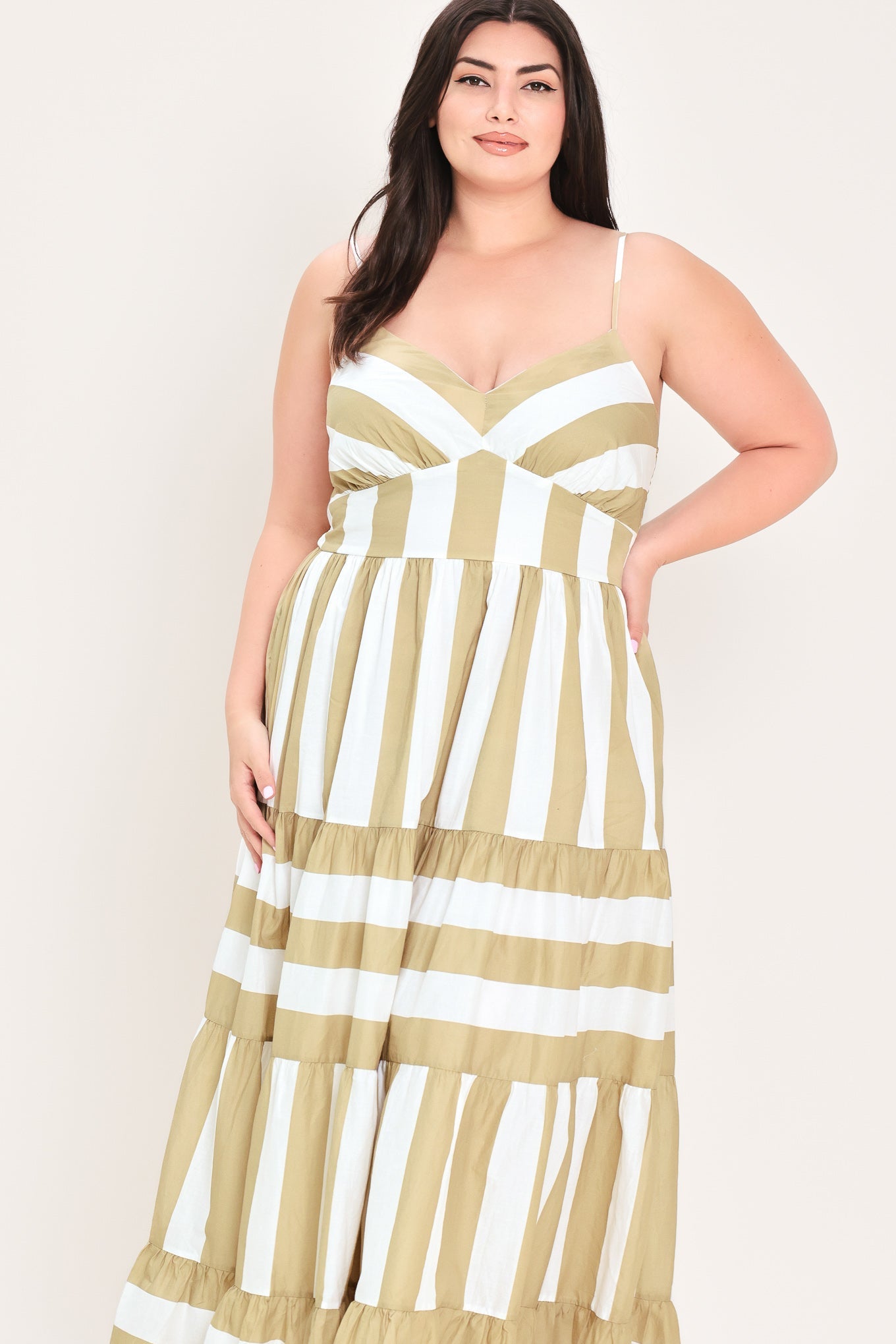 Boardwalk Queen Striped Maxi Dress