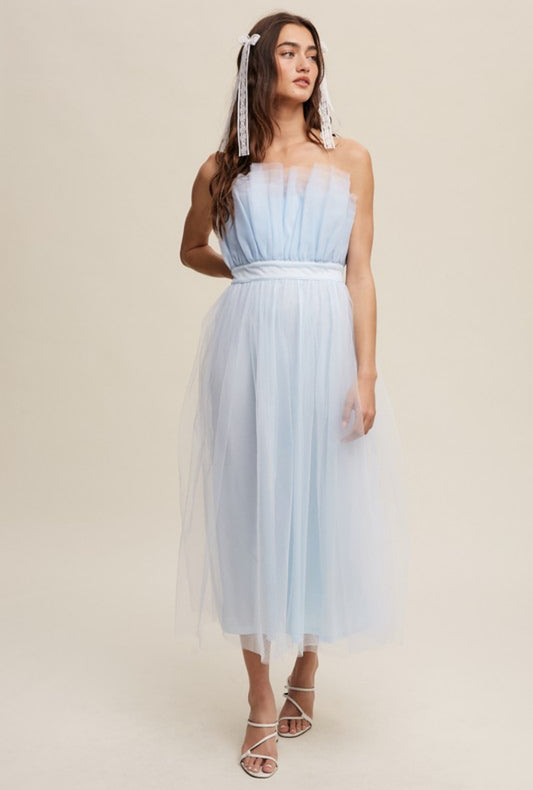 The Hannah Chiffon Midi Dress