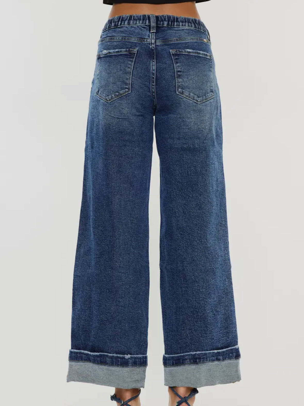 KanCan Cuffed Midrise Jeans