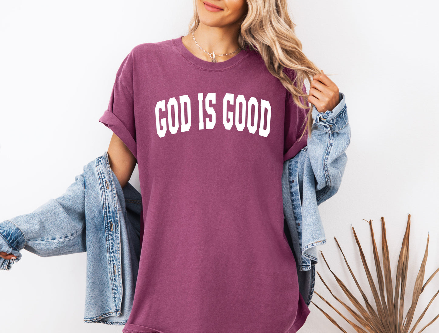 God is good Christian Comfort Colors Garment Dyed T Shirt