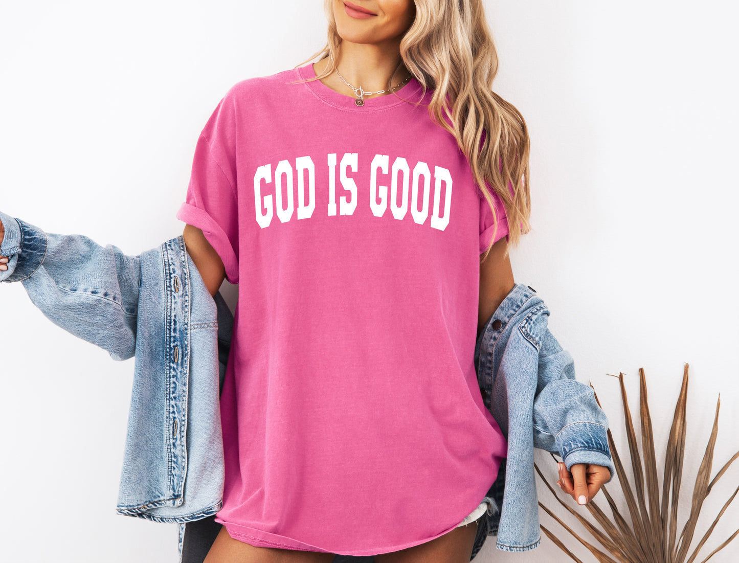 God is good Christian Comfort Colors Garment Dyed T Shirt