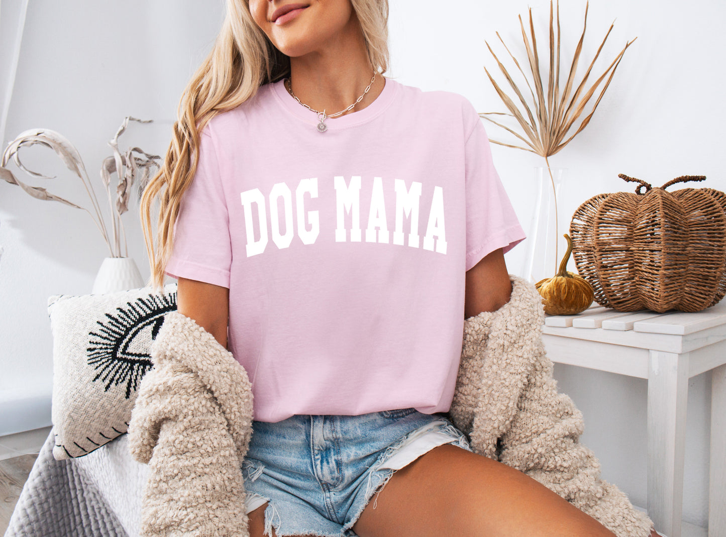 Dog Mama Comfort Colors Garment Dyed T Shirt