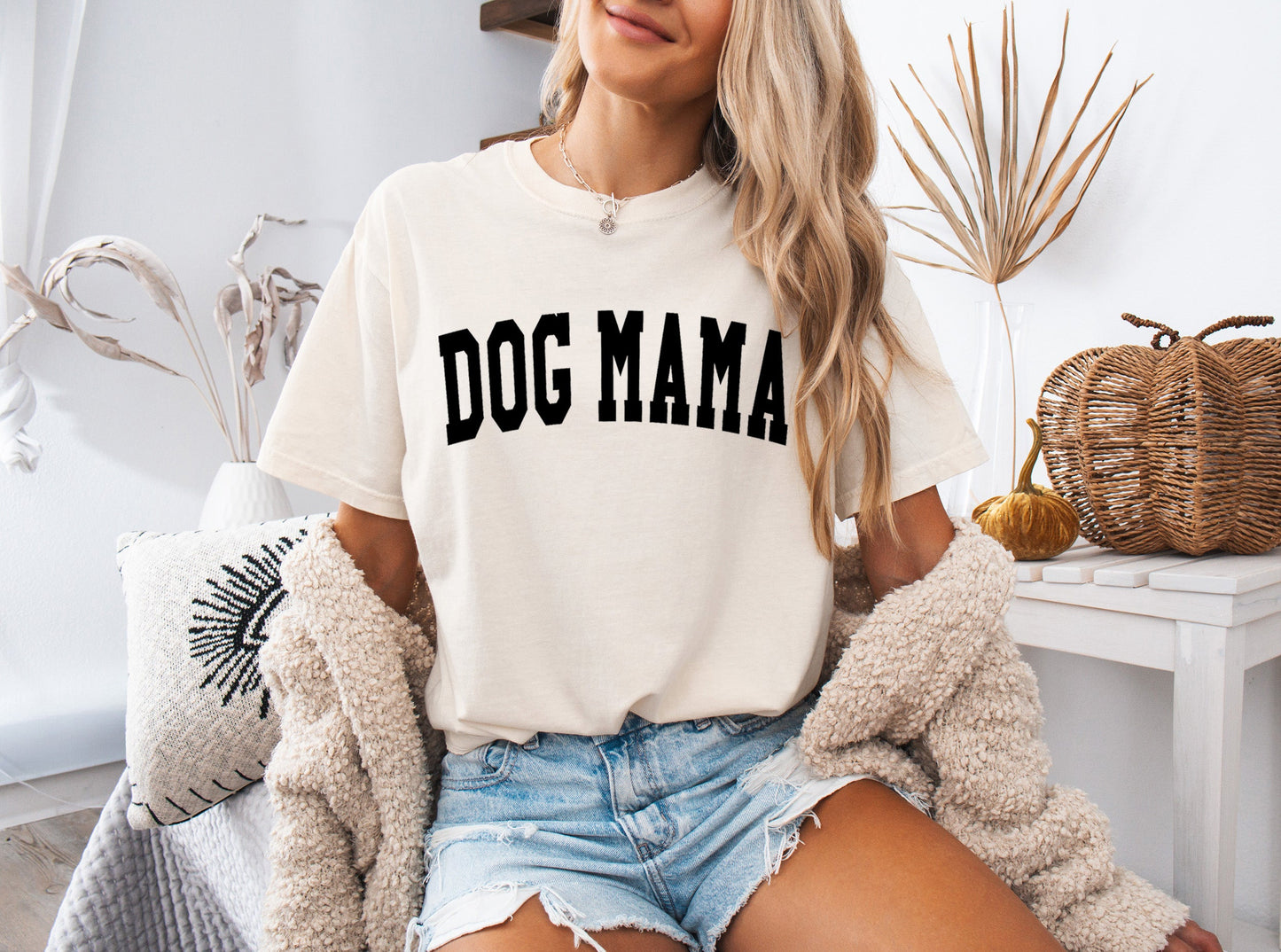 Dog Mama Comfort Colors Garment Dyed T Shirt