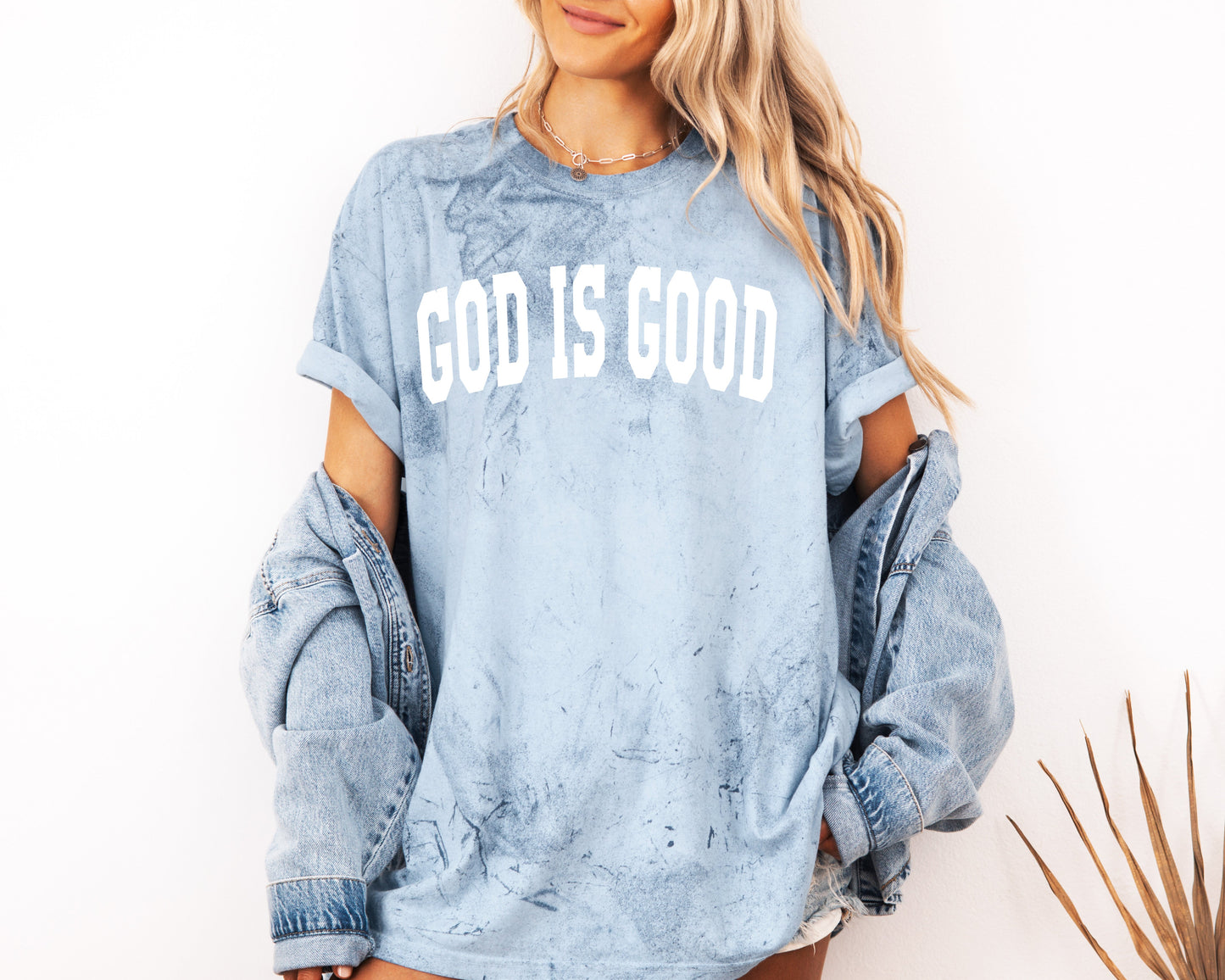 God is good Christian Comfort Colors Garment Dyed T Shirt