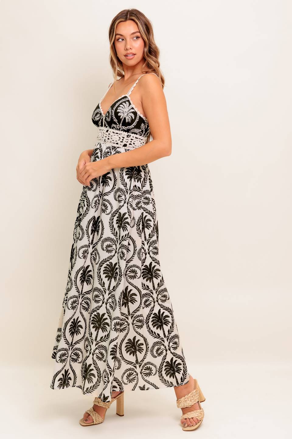 MEET ME FOR TEA WOVEN MAXI DRESS