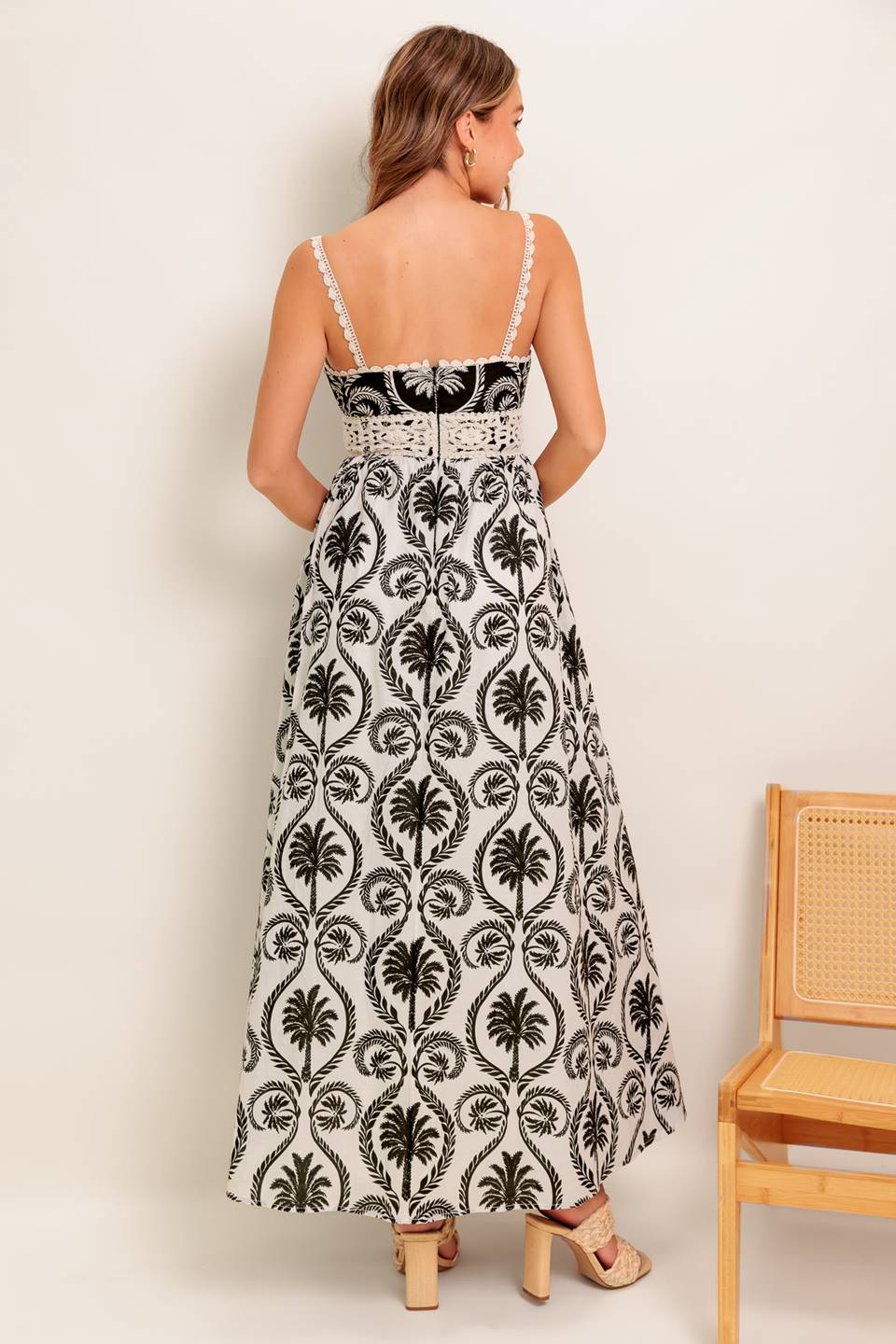 MEET ME FOR TEA WOVEN MAXI DRESS