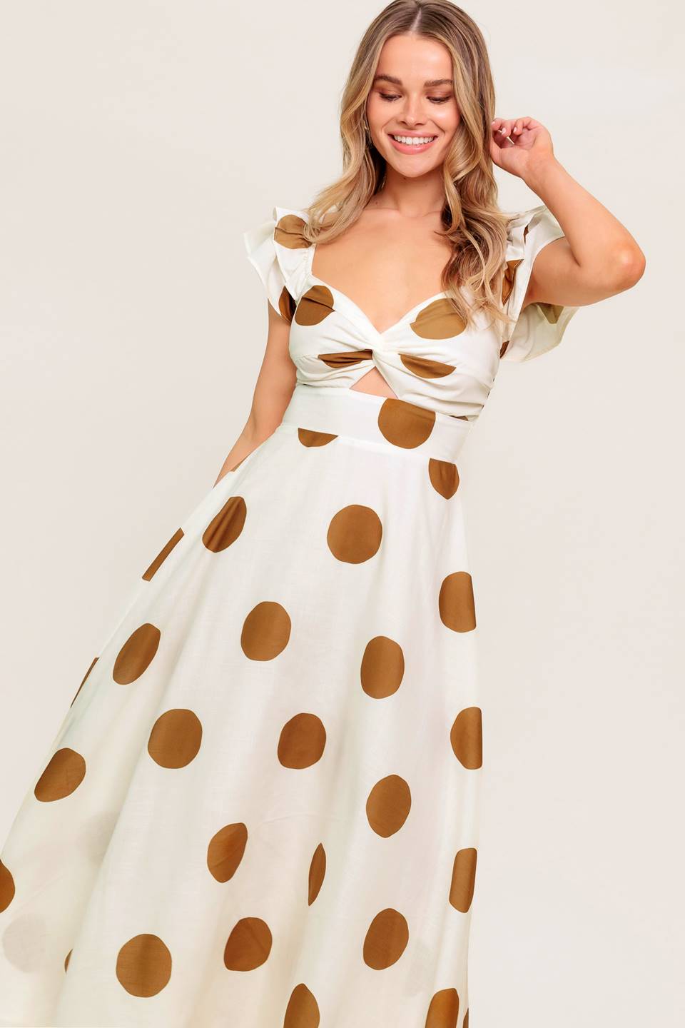 MOJITO MOOD WOVEN MIDI DRESS