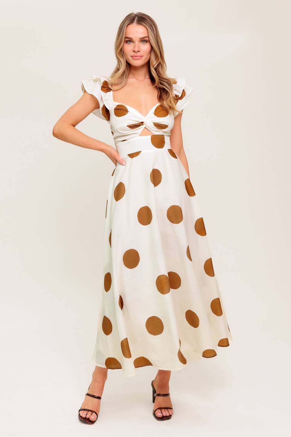 MOJITO MOOD WOVEN MIDI DRESS