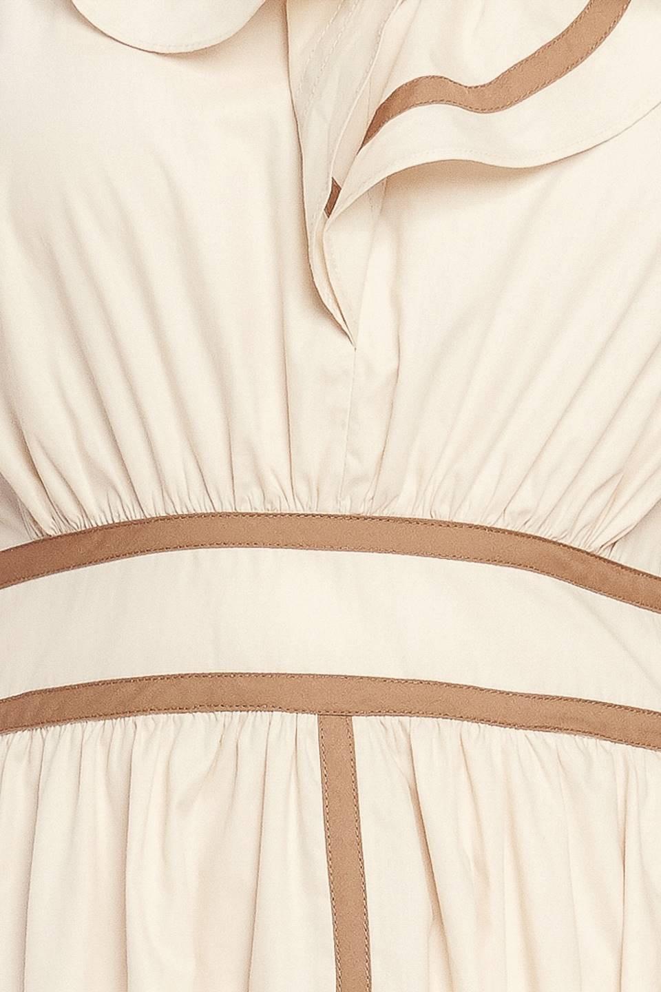 BREEZE CANVAS WOVEN MIDI DRESS