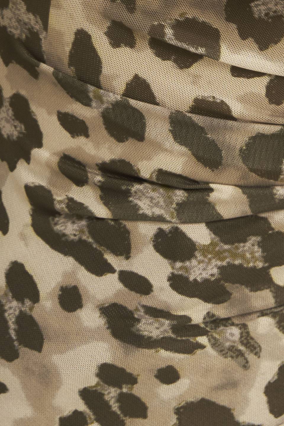 LUXE TRACE TAUPE BLACK WOVEN TOP