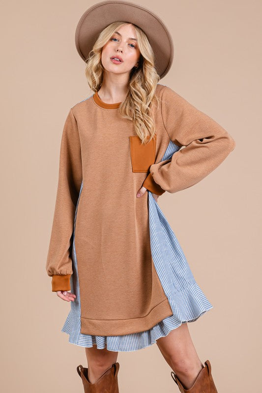 Certainly You Terry Sweatshirt Dress