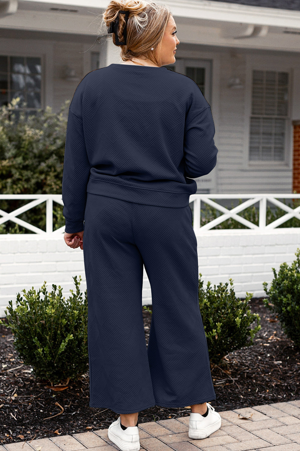 Fit Fancy Textured Double Take Set