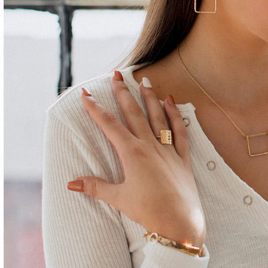 Timeless Square Ring