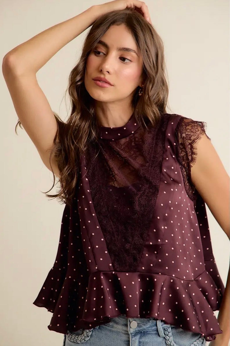 Polka Dotty Top