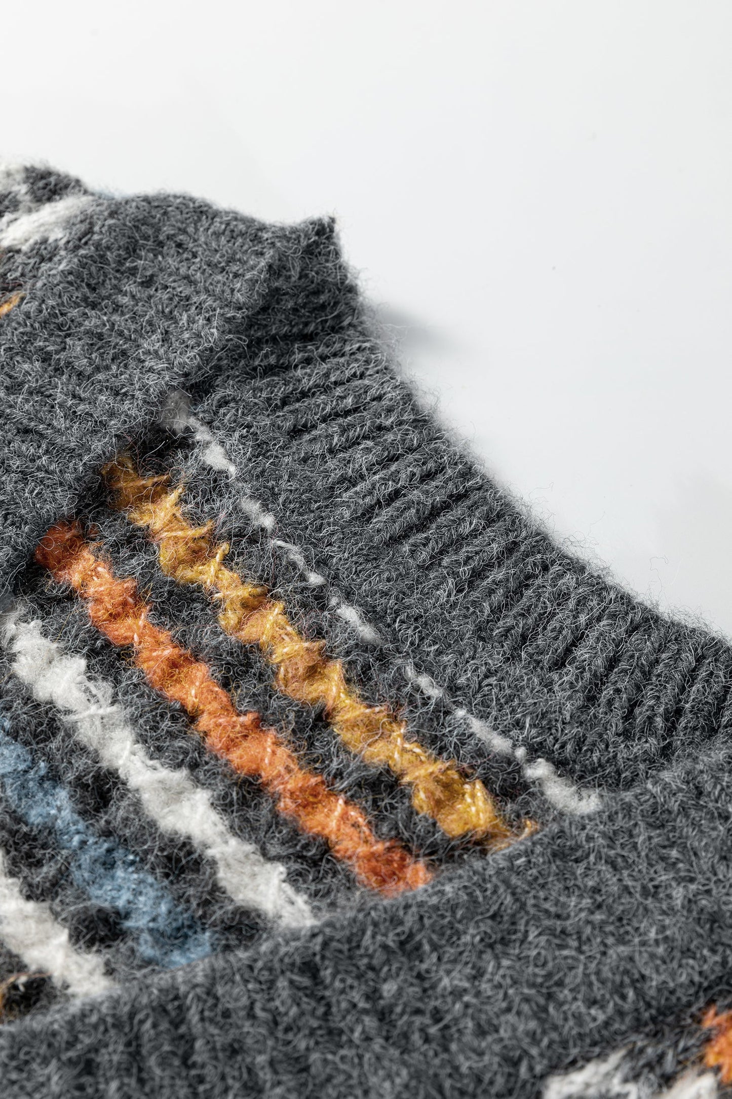 Dotty Knit Button-Up V-Neck Sweater Cardigan