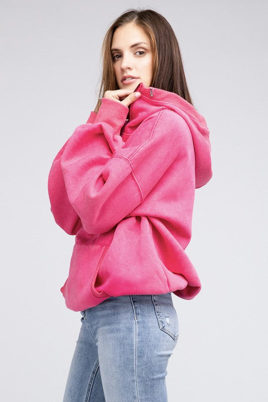 Bibi Stitch Detailed Elastic Hem Hoodie