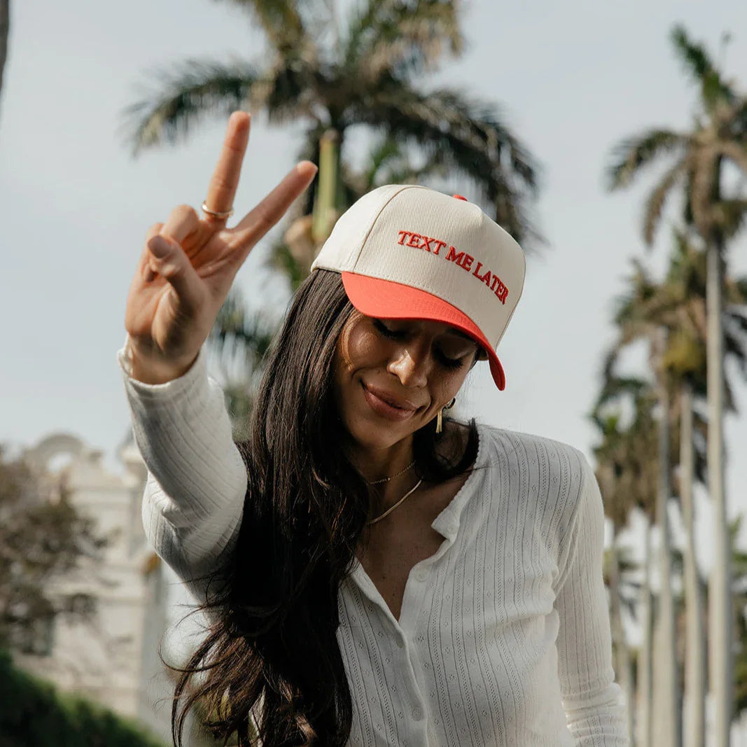 Text Me Later Hat
